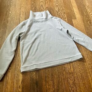 Dudley Stephens Park Slope Turtleneck Terry Fleece Heather Grey Size M